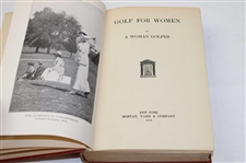1916 1st Ed. 'Golf For Women' Book by A Woman Golfer