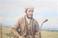Willie Park Sr. Open Champion LTD ED Print by Arthur Weaver - Framed