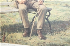 Willie Park Sr. Open Champion LTD ED Print by Arthur Weaver - Framed