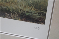 Willie Park Sr. Open Champion LTD ED Print by Arthur Weaver - Framed