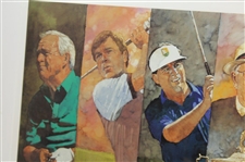 Preston Trail Ryder Cup Captains Players Edition Print #7/10 By Bart Forbes - Framed