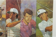 Preston Trail Ryder Cup Captains Players Edition Print #7/10 By Bart Forbes - Framed