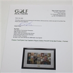 Preston Trail Ryder Cup Captains Players Edition Print #7/10 By Bart Forbes - Framed