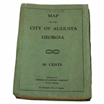 1934 City of Augusta, Ga. with ANGC Fold Out Large Sewer Map in Booklet