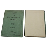 1934 City of Augusta, Ga. with ANGC Fold Out Large Sewer Map in Booklet
