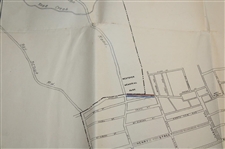 1934 City of Augusta, Ga. with ANGC Fold Out Large Sewer Map in Booklet
