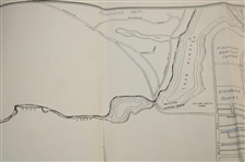 1934 City of Augusta, Ga. with ANGC Fold Out Large Sewer Map in Booklet