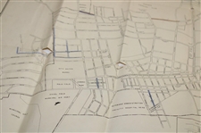 1934 City of Augusta, Ga. with ANGC Fold Out Large Sewer Map in Booklet