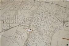 1934 City of Augusta, Ga. with ANGC Fold Out Large Sewer Map in Booklet