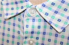 2018 US Open at Shinnecock Hills Blue & Green CB DryTec Polo