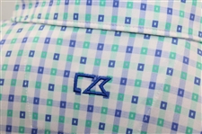 2018 US Open at Shinnecock Hills Blue & Green CB DryTec Polo