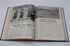 1953 Year January Thru December PGA Professional Golfer Magazine - Bound Copy