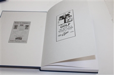 'The Game of Golf & Printed Word 1566-2005' Vol I & II Deluxe Books in Slipcase by Donovan & Jerris