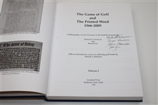 'The Game of Golf & Printed Word 1566-2005' Vol I & II Deluxe Books in Slipcase by Donovan & Jerris