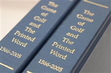 'The Game of Golf & Printed Word 1566-2005' Vol I & II Deluxe Books in Slipcase by Donovan & Jerris