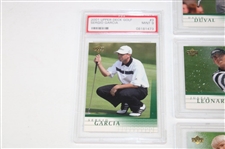 Sergio Garcia & David Duval 2001 Upper Deck Rookie Cards w/Daly & Leonard PSA 9's