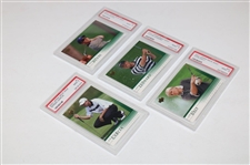 Sergio Garcia & David Duval 2001 Upper Deck Rookie Cards w/Daly & Leonard PSA 9's