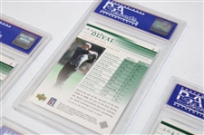 Sergio Garcia & David Duval 2001 Upper Deck Rookie Cards w/Daly & Leonard PSA 9's