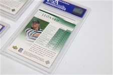 Sergio Garcia & David Duval 2001 Upper Deck Rookie Cards w/Daly & Leonard PSA 9's