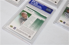 Sergio Garcia & David Duval 2001 Upper Deck Rookie Cards w/Daly & Leonard PSA 9's