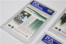 Sergio Garcia & David Duval 2001 Upper Deck Rookie Cards w/Daly & Leonard PSA 9's