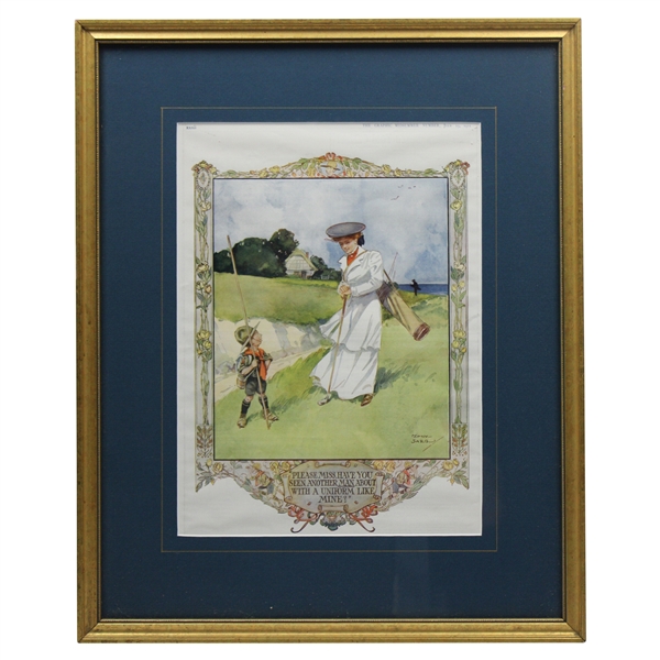 1911 The Graphic Midsummer Number Print Signed by Artist - Framed