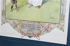 1911 The Graphic Midsummer Number Print Signed by Artist - Framed
