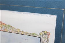 1911 The Graphic Midsummer Number Print Signed by Artist - Framed