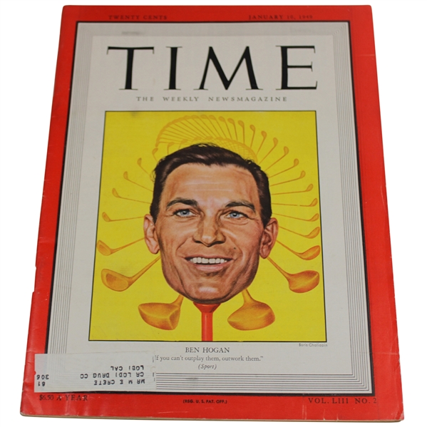 1949 Ben Hogan Time Magazine - January 10th