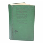 1925 Automobile Vol. 1 ALA Green Book & Golf Club Guide Book w/Large Foldout Map