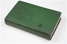 1925 'Automobile Vol. 1 ALA Green Book & Golf Club Guide' Book w/Large Foldout Map