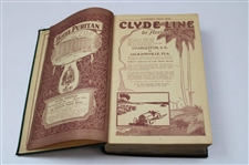 1925 'Automobile Vol. 1 ALA Green Book & Golf Club Guide' Book w/Large Foldout Map