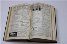 1925 'Automobile Vol. 1 ALA Green Book & Golf Club Guide' Book w/Large Foldout Map