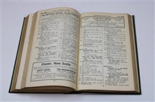 1925 'Automobile Vol. 1 ALA Green Book & Golf Club Guide' Book w/Large Foldout Map