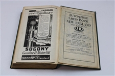 1925 'Automobile Vol. 1 ALA Green Book & Golf Club Guide' Book w/Large Foldout Map