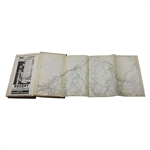 1925 'Automobile Vol. 1 ALA Green Book & Golf Club Guide' Book w/Large Foldout Map