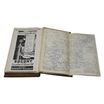 1925 'Automobile Vol. 1 ALA Green Book & Golf Club Guide' Book w/Large Foldout Map