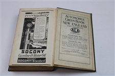 1925 'Automobile Vol. 1 ALA Green Book & Golf Club Guide' Book w/Large Foldout Map