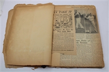 Henry Picard's Personal Scrapbook w/ Alex Morrison Clippings