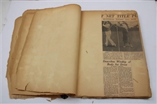 Henry Picard's Personal Scrapbook w/ Alex Morrison Clippings
