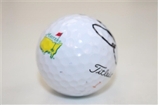 Rory McIlroy Signed Titleist Masters Logo 1 Golf Ball JSA ALOA
