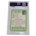 Jack Nicklaus Signed 1981 Donruss Golf #13 PSA Auto 10