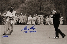 Gary Player Signed Black & White Post Swing 16x20 Photo w/'1961 Masters' & 'Nipper' JSA #CE33716