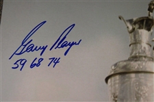 Gary Player Signed Claret Jug 16x20 Photo w/'59 68 74' JSA #CB46497