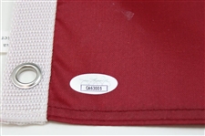 Justin Rose Signed 2013 US Open at Merion Red Screen Flag JSA COA