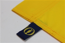 Xander Schauffele Signed 2024 The Open at Royal Troon Yellow Screen Flag JSA COA
