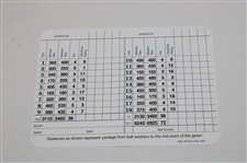 Jack Nicklaus & Gary Player Signed Augusta National GC Scorecard w/'61 74 78' JSA ALOA