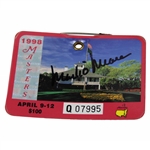 Mark O Meara Signed 1998 Masters Tournament SERIES Badge #Q07995 JSA ALOA