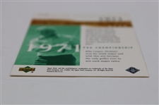 Jack Nicklaus Signed 2001 Upper Deck 1971 PGA Championship The Golden Bear Card JSA ALOA