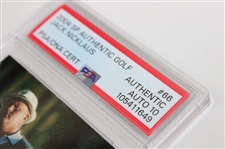 Jack Nicklaus Signed 2004 SP Authentic Golf #66 PSA Authentic AUTO 10